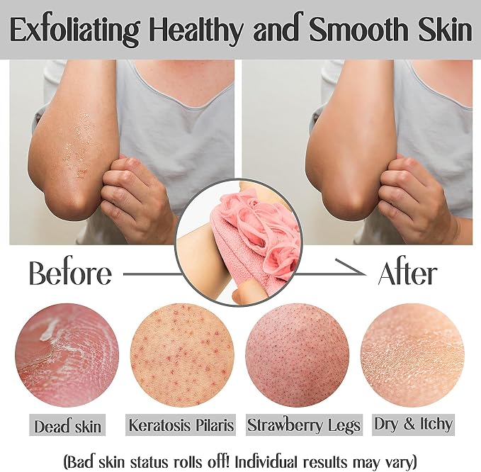 Deep Exfoliating Glove for Shower Double-Sided Mitt, - Image 5