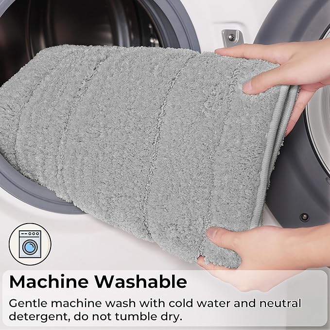 GRANNY SAYS Bathroom Rugs Sets 2 Piece, Soft Absorbent Microfiber Bath Mats - Image 8