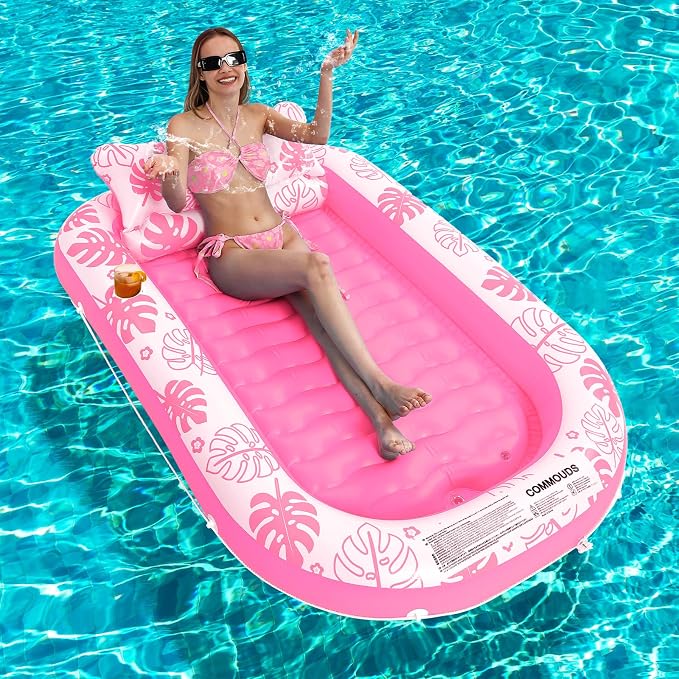 Inflatable Tanning Pool Lounger Float - Image 8