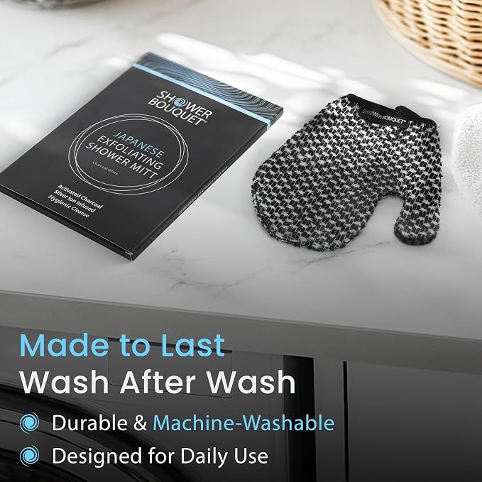 Japanese Exfoliating Mitt for Shower - Image 5