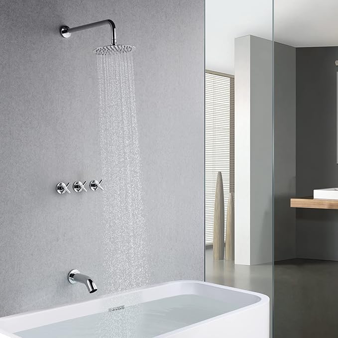 SUMERAIN 3 Handle Shower Faucet Set - Image 4