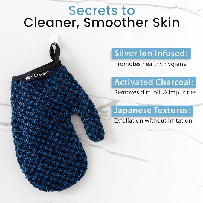 Japanese Exfoliating Mitt for Shower - Image 3