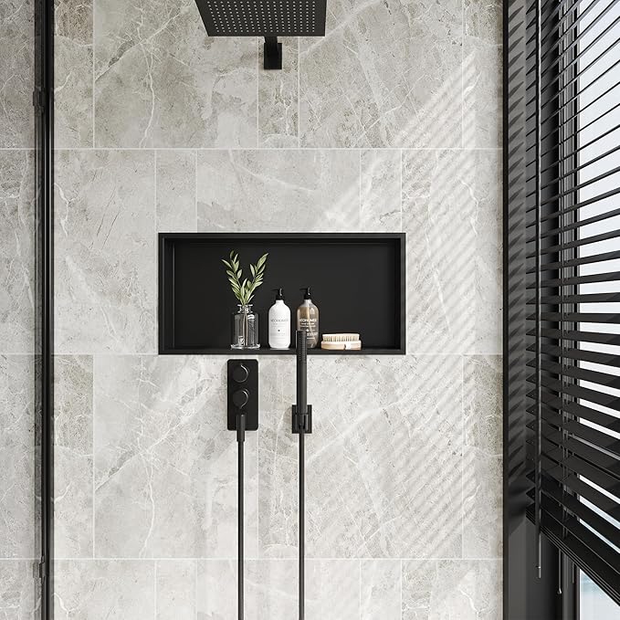 Neodrain Shower Niche, Shower Niche Bathroom Shelf, NO Tile Needed Recessed - Image 2
