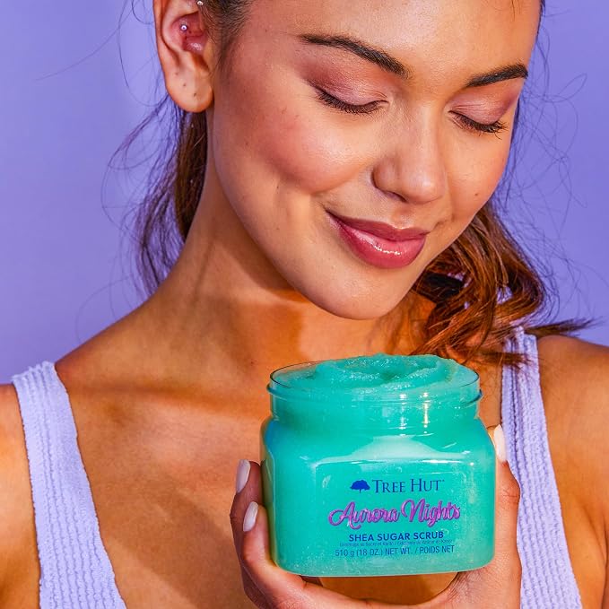Tree Hut Aurora Nights Shea Sugar Scrub, Exfoliating, Hydrating & Moisturizing - Image 9