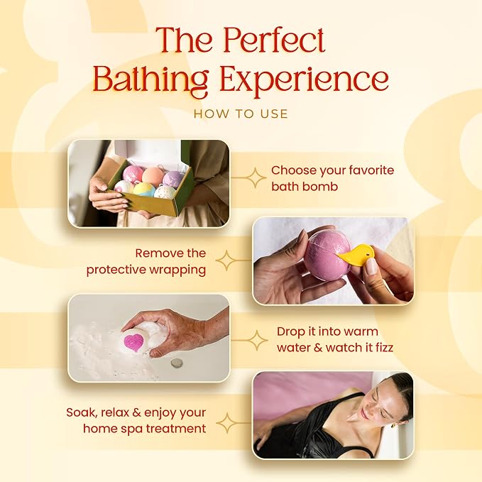 10 XXL Bath Bombs for Women Relaxing - Image 5