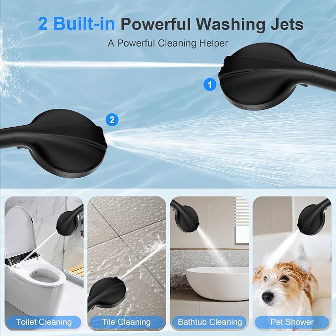 Filtered Shower Head with Handheld, FunnyAir Filtered Shower Head with 3-PCS - Image 6