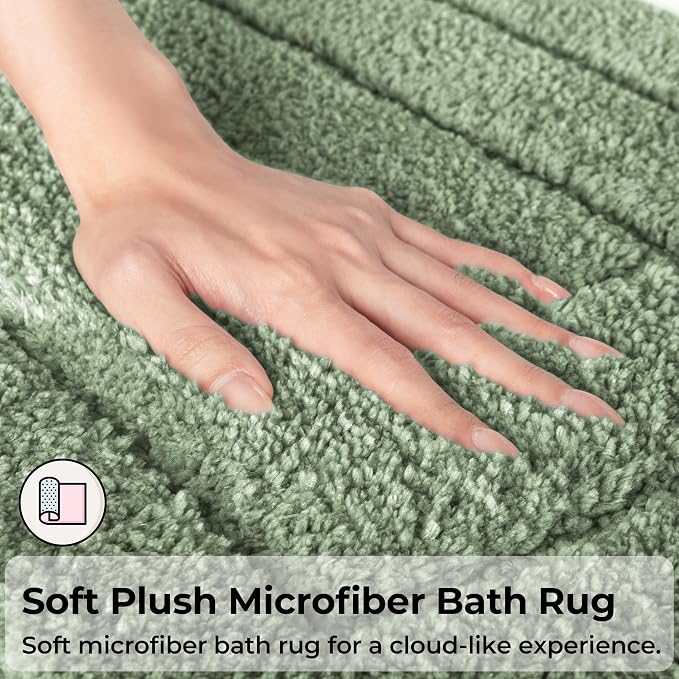 GRANNY SAYS Bathroom Rugs Sets 2 Piece, Soft Bath Mats - Image 3