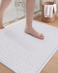 Color&Geometry Rubber Backed Waffle Bath Mat Non Slip Machine Washable Bathroom by COLORG