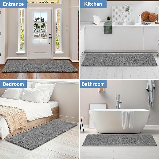 Bcoimo 70"×24" Absorbent Bath Mat, Non-Slip - Image 7