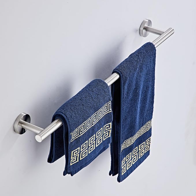 Bath Towel Bar, 24 Inch 304 Stainless Steel Thicken Towel Holder - Image 3