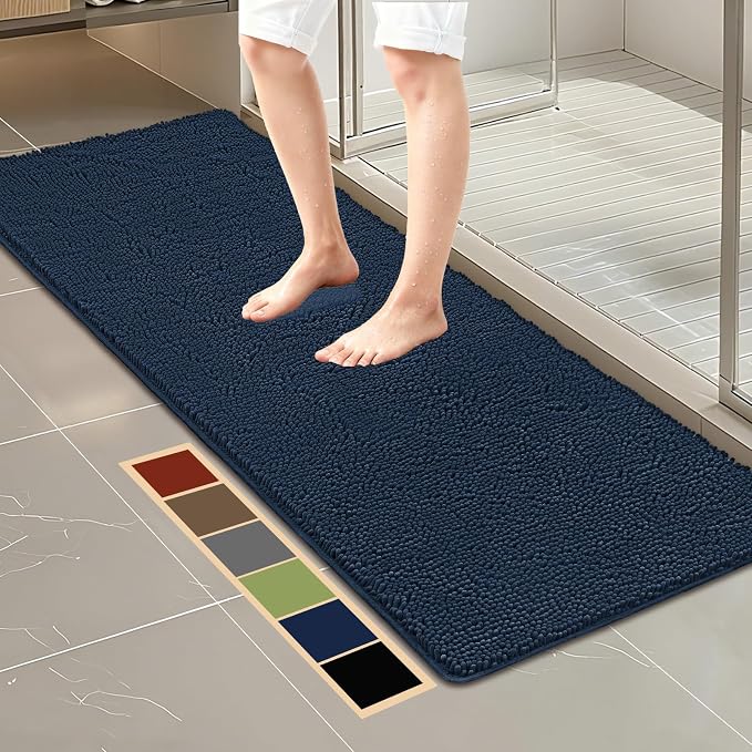 Bcoimo 70"×24" Absorbent Bath Mat, Non-Slip by Bcoimo