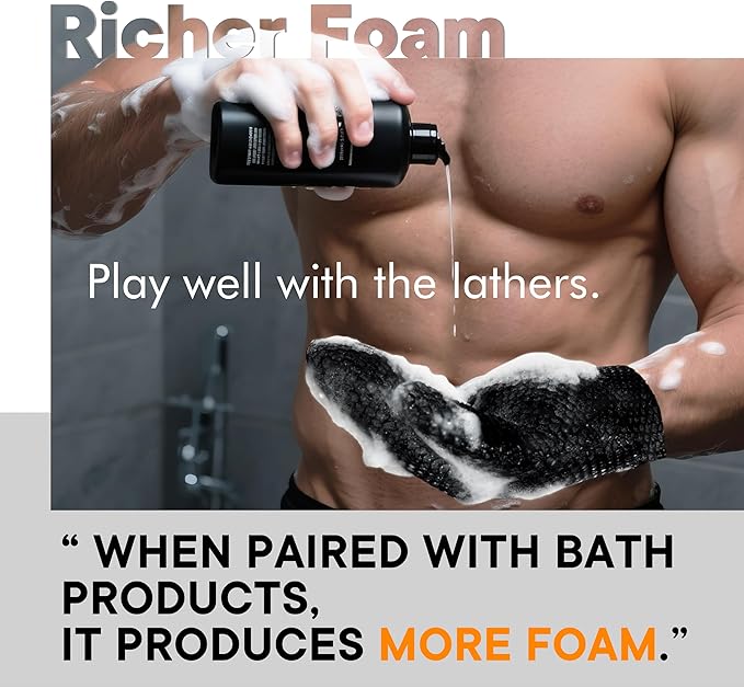 Bath Mitt - Exfoliating Glove, Honeycomb Body Scrubber, Massage Body Scrub - Image 5