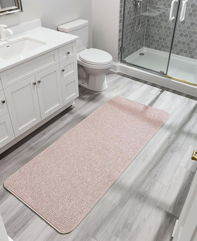 Bath Mat, Ultra Thin Bathroom Runner Rugs, Large Bath Mats - Image 7