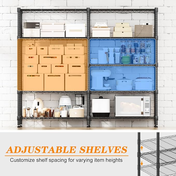 Homdox Heavy Duty Metal Shelves - Image 5
