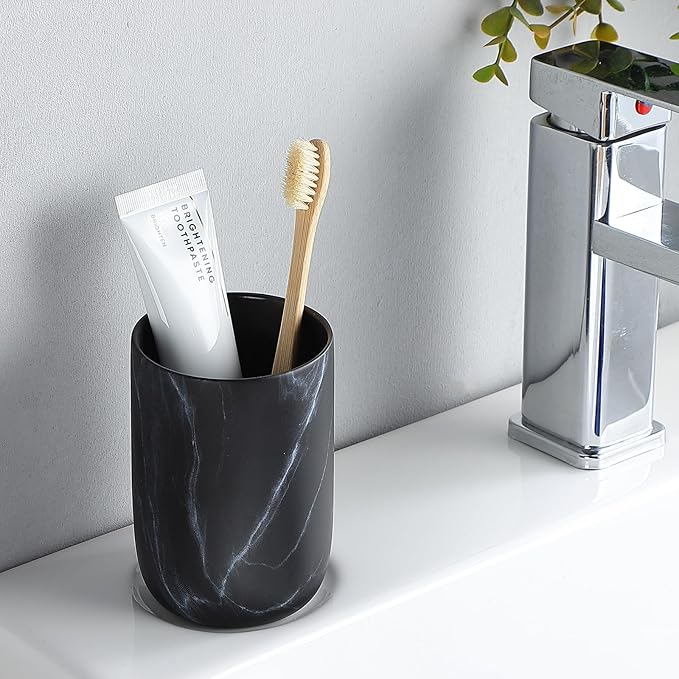 Marble Black Toothbrush Holders - Image 7