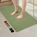 Bcoimo 44"×24" Absorbent Bath Mat, Non-Slip by Bcoimo