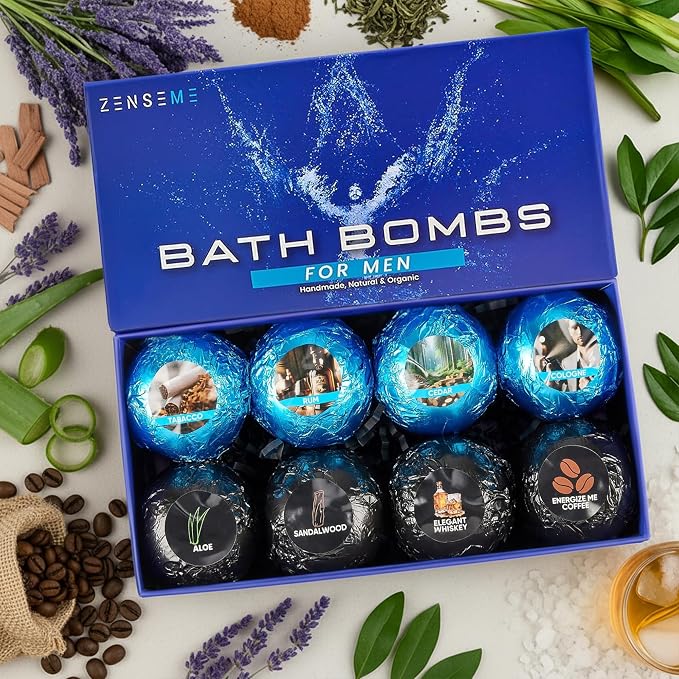 Bath Bombs for Men by Zenseme