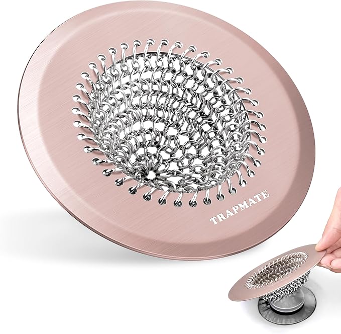 Shower Drain Hair Catcher, Fast Drainage Bathtub Drain Hair Catcher, Easy Clean by TRAPMATE