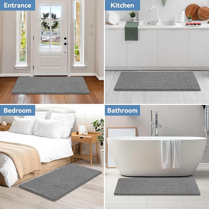 Bcoimo 48"×24" Absorbent Bath Mat, Non-Slip - Image 7