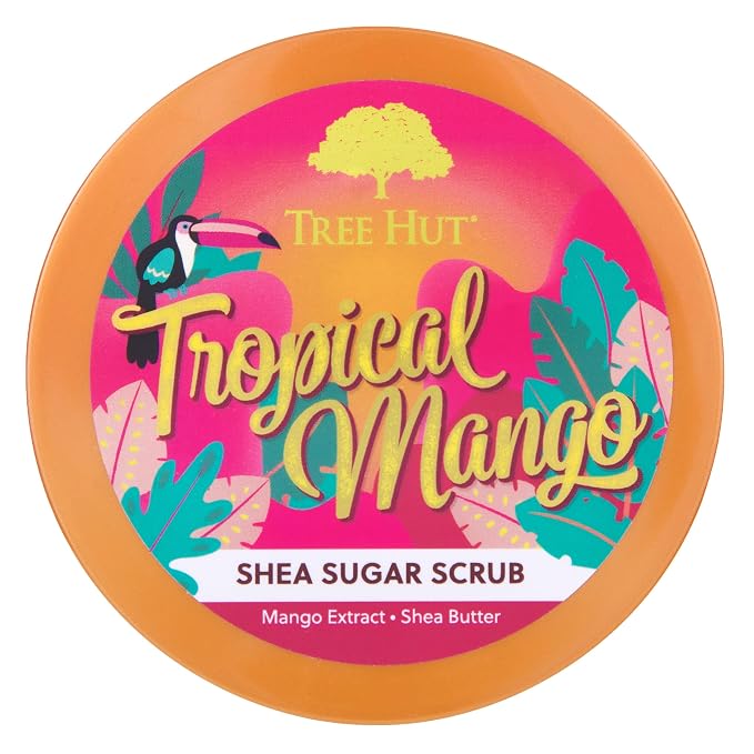 Tree Hut Shea Sugar Scrub Tropical Mango, Ultra Hydrating and Exfoliating Scrub - Image 2