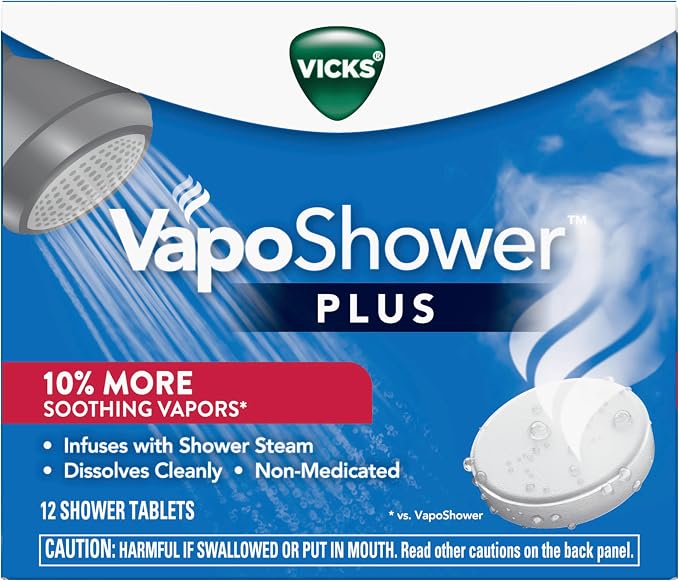 Vicks, VapoShower Plus, Shower Steamers, Eucalyptus Shower Steamer & Menthol - Image 9