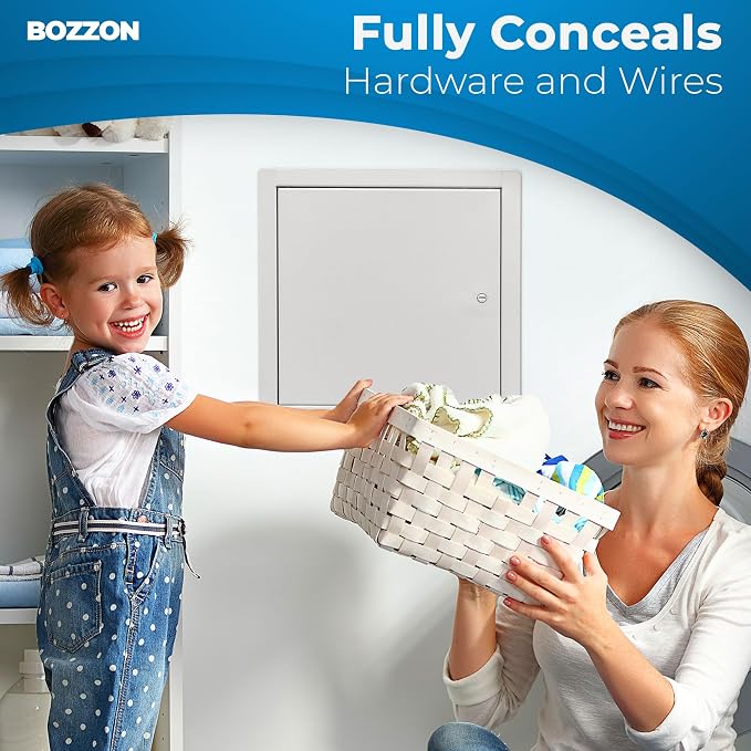 BOZZON Access Panel for Drywall 10 x 10 inch – Metal Door - Image 5