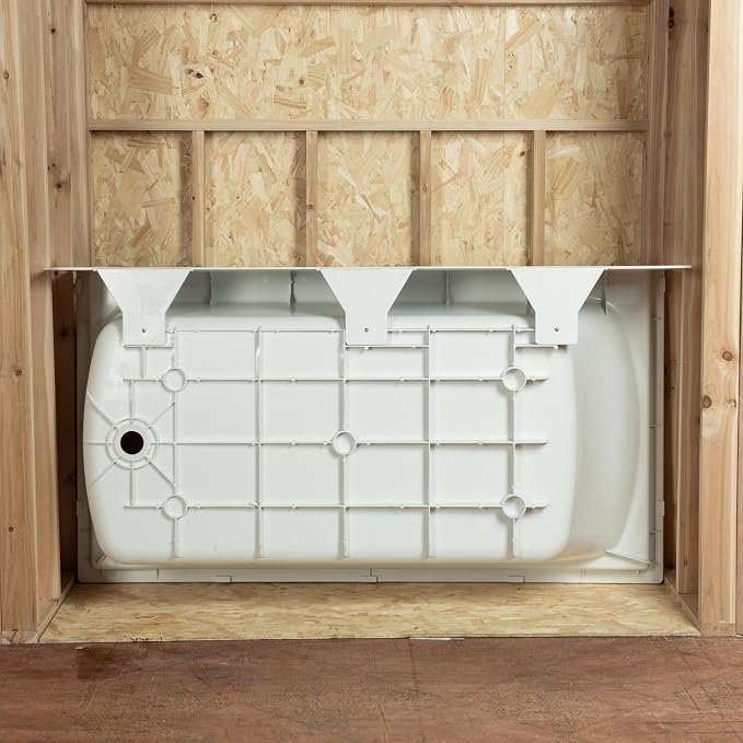 WOODBRIDGE 60” x 32” Alcove Soaking Bathtub in white - Image 13
