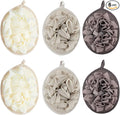 Boao 6 Pcs Bath Shower Pouf Sponge Mesh Pouf Shower Ball Exfoliating Body by Boao