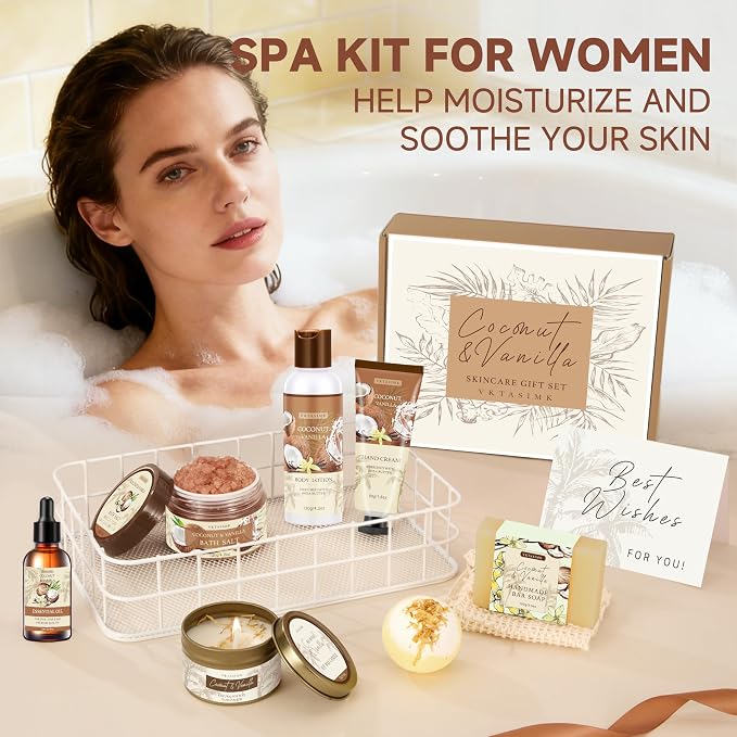 Gifts for Women Happy Birthday Gift Baskets, Bath and Body Gift Set Mothers Day - Image 7