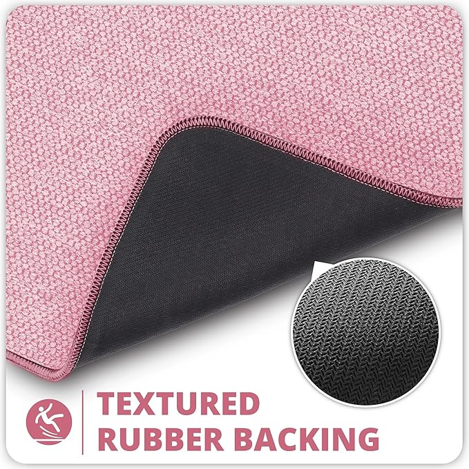 Toilet Rugs U Shaped Bathroom Rug, Machine Washable Non Slip Quick Dry Super - Image 4