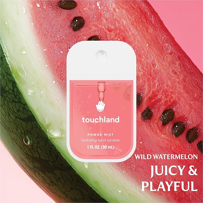 Touchland SWEET RUSH Body and Hand Mist Essentials, Travel Size Set - Image 2