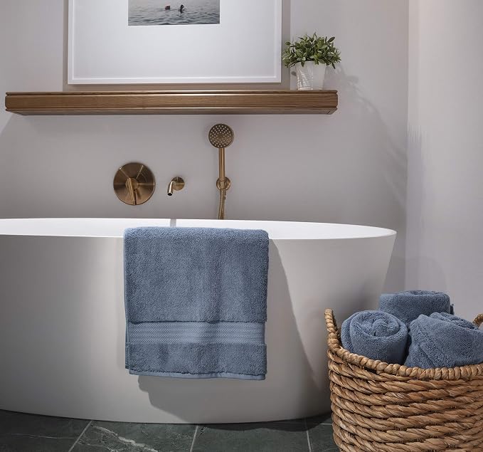 Fabdreams 100% Organic Cotton Bath Sheet Set of 2 700 GSM Oversized Towels - Image 7