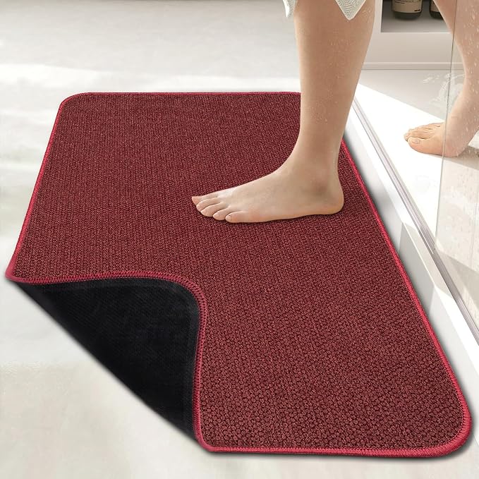 Christmas Bath Mat, Ultra Thin Bathroom Rugs, Bath Mats by BosapDirect