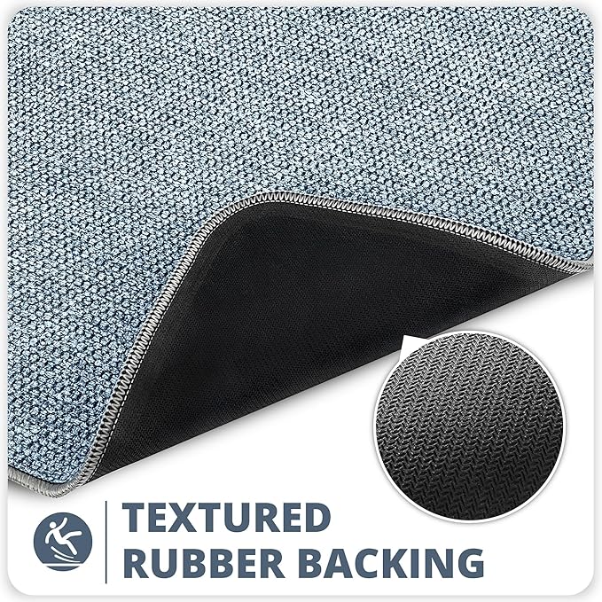 Bath Mat, Ultra Thin Bathroom Runner Rugs, Large Bath Mats - Image 4
