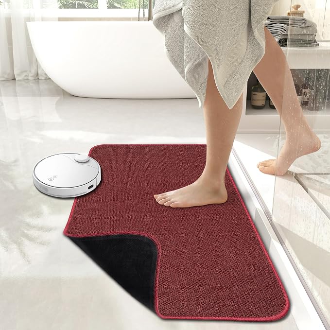Christmas Bath Mat, Ultra Thin Bathroom Rugs, Bath Mats - Image 6