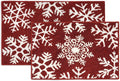 LANE LINEN Snowflake Premium Christmas Bath Rug Set 2 Piece, Extra Soft & by LaneLinen