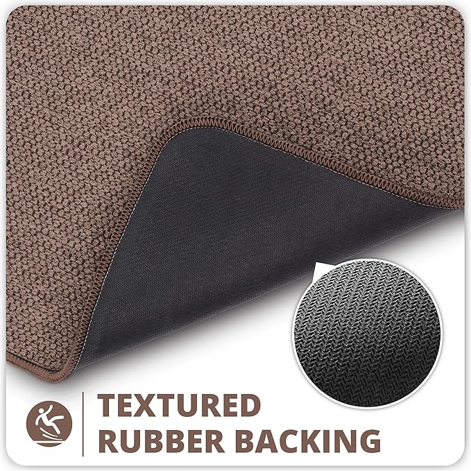 Bath Mat, Ultra Thin Bathroom Rugs, Rubber Bath Mats - Image 5