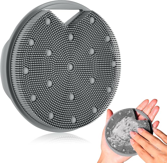 Silicone Body Scrubber for Men Women by XCRUCC