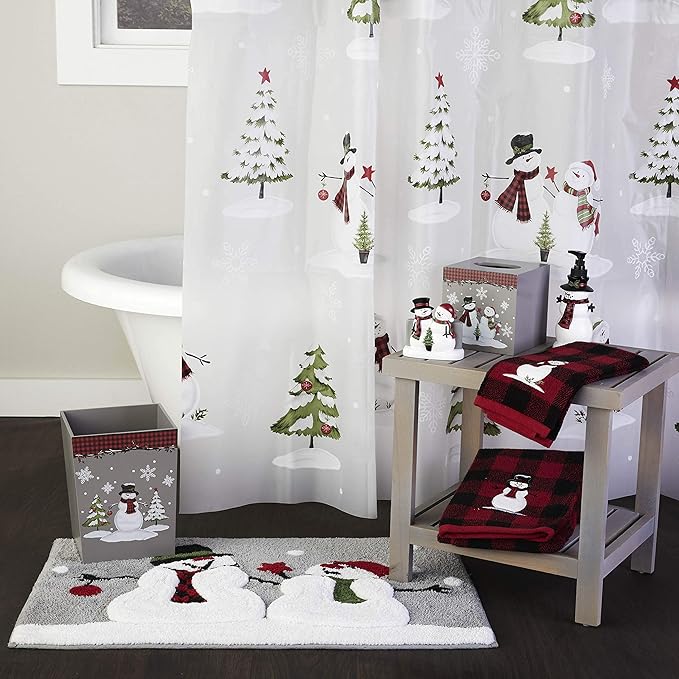 SKL Home Christmas Woodland Winter Snowman Soap Dispenser - Image 4