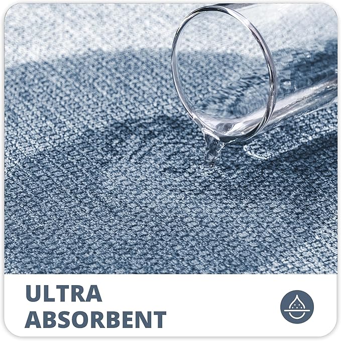 Bath Mat, Ultra Thin Bathroom Runner Rugs, Large Bath Mats - Image 3