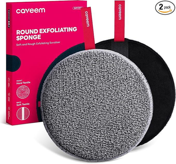Exfoliating Body Scrubber, Bath and Body Scrub Buffer, Body Exfoliator by Caveem