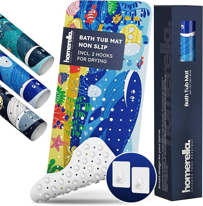 Bath Tub Mat Non Slip Anti Mold by Homerella