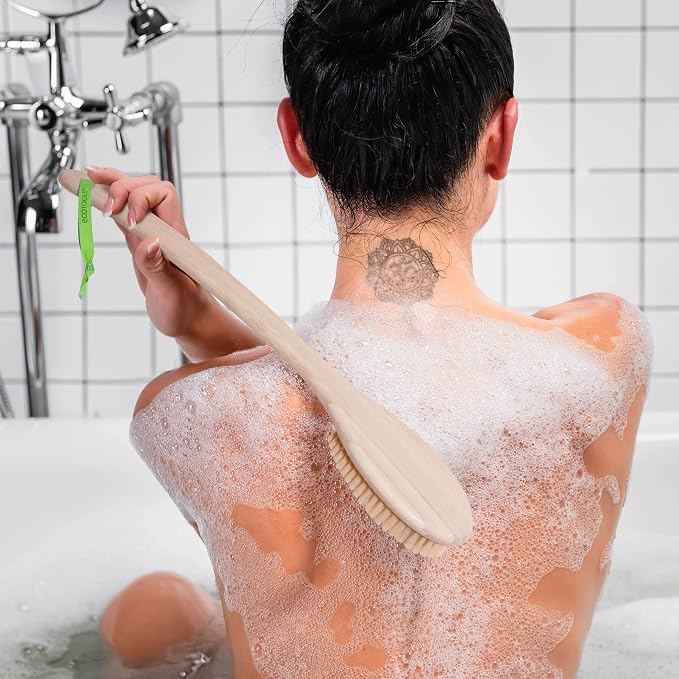 EcoTools Bristle Bath Brush, Shower Body Brush - Image 6