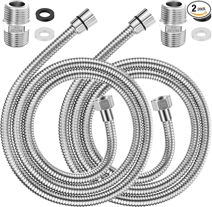 Dreyoo 2 Pack 39 Inch Shower Hose by Dreyoo