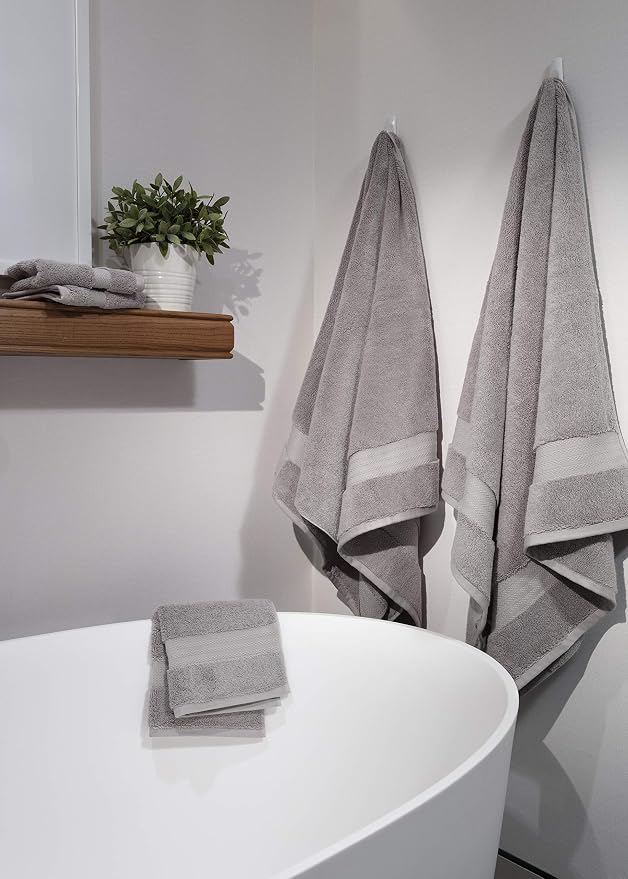 Fabdreams 100% Organic Cotton Bath Sheet Set of 2 700 GSM Oversized Towels - Image 5