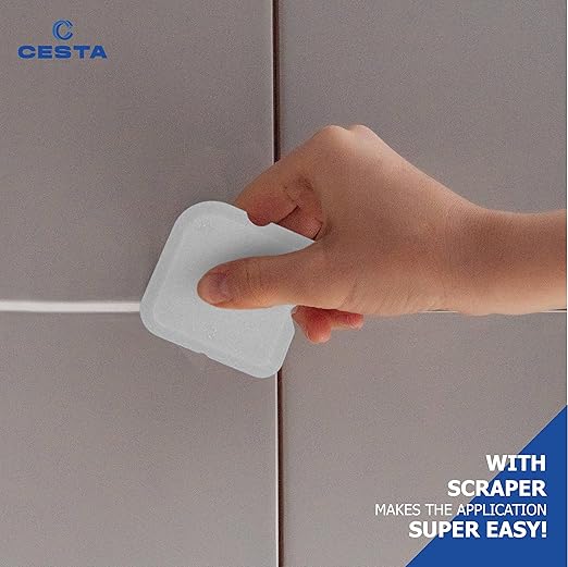 Cesta Grout Repair Kit – Squeeze Tube, Fast Drying, Waterproof Tile Grout Paint - Image 4